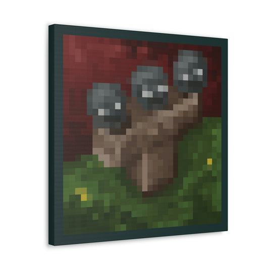 Minecraft In-Game Painting In Real Life 'Wither'